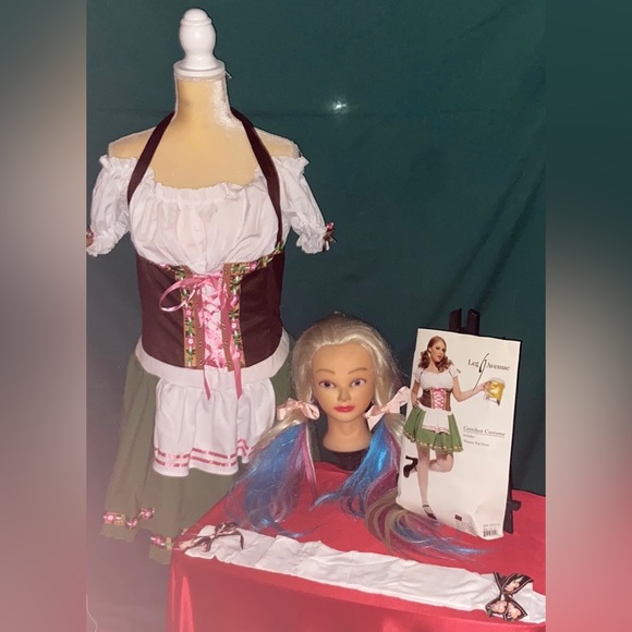 🎃 Halloween Costume Sexy Gretchen Beer 🍺 Maiden Size 1X/2X - Picture 2 of 5